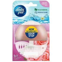 Gifi Nettoyage Et Entretien|Bloc WC Ambi Pur 5 en 1 rose sauvage et pamplemousse rose - 55 ml