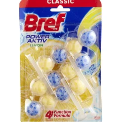 Gifi Nettoyage Et Entretien|Bloc WC Bref Power Activ Citron 3x50 g