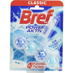 Gifi Nettoyage Et Entretien|Bloc WC Bref Power Active senteur océan 4en1