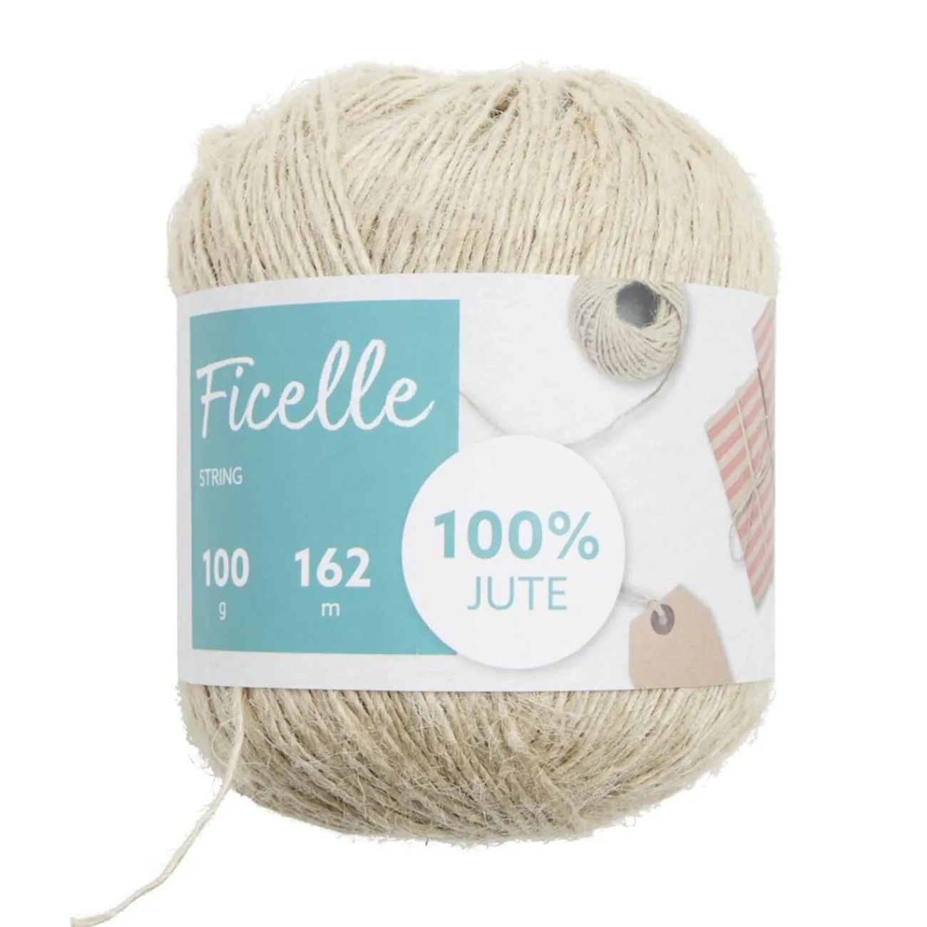 Gifi Quincaillerie^Bobine de ficelle en jute 160M 100gr