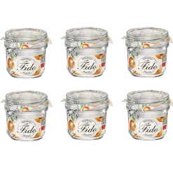Gifi Bocal à conserve avec fermeture à clapet 350 ml x 6