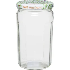 Gifi Bocal confiturier Le Parfait verre et métal 645 ml