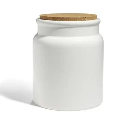 Gifi Bocal en céramique avec couvercle en liège Ø16xH19cm