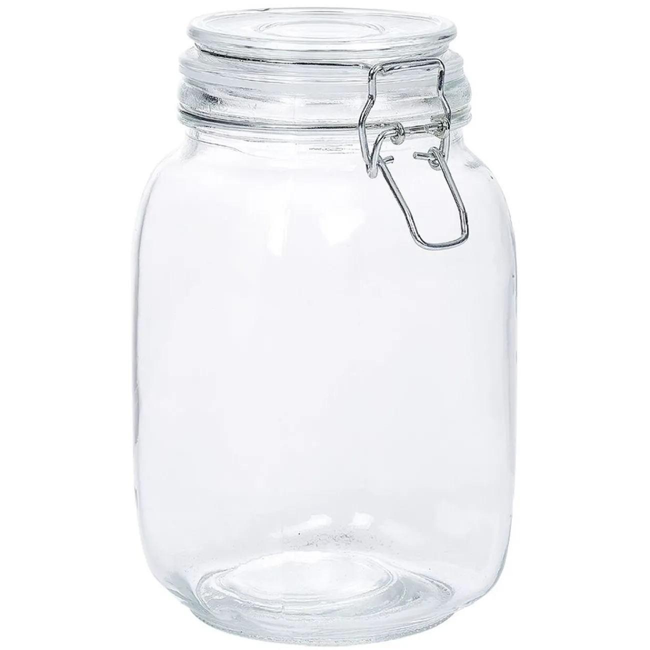 Gifi Bocal en verre avec couvercle à charnière 1,5 L