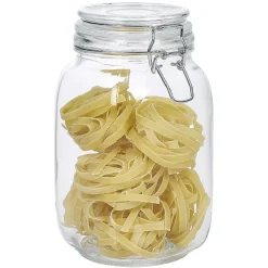 Gifi Bocal en verre avec couvercle à charnière 1,5 L