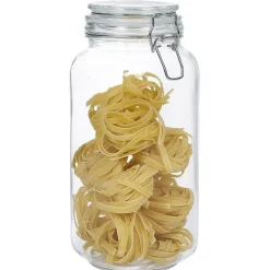 Gifi Bocal en verre avec couvercle à charnière 2,2 L