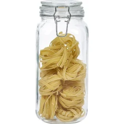 Gifi Bocal en verre avec couvercle à charnière 2,2 L