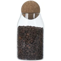 Gifi Bocal en verre avec couvercle en liège70 cl