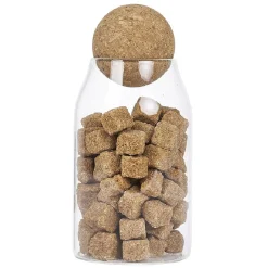 Gifi Bocal en verre avec couvercle en liège70 cl