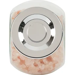 Gifi Bocal en verre incliné 200ml avec couvercle en plastique à visser x2