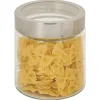 Gifi Bocal en verre transparent couvercle inox 800ml - Ø11xH.12cm
