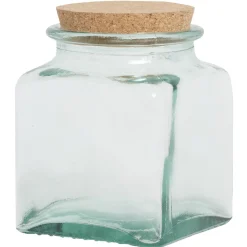 Gifi Bocal transparent 1,1 L verre et liège