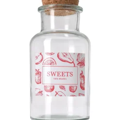 Gifi Bocal verre avec couvercle en liège