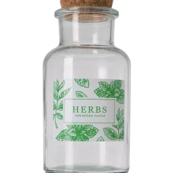 Gifi Bocal verre avec couvercle en liège