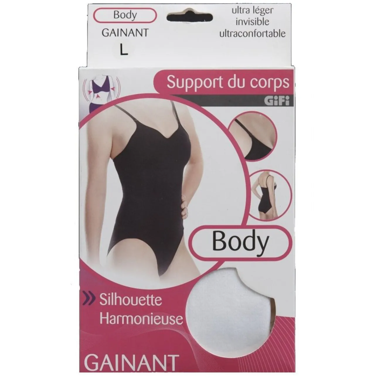 Gifi Bien-Être^Body gainant femme uni noir