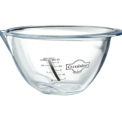 Gifi Bol à mixer gradué Ocuisine verre transparent