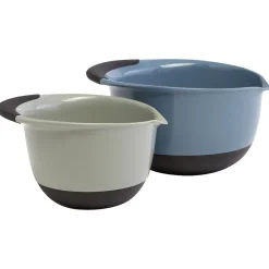 Gifi Bol à mixer gris et bleu x2