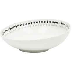 Gifi Bol à salade porcelaine contour Ø20 cm