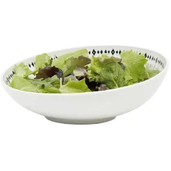 Gifi Bol à salade porcelaine contour Ø20 cm