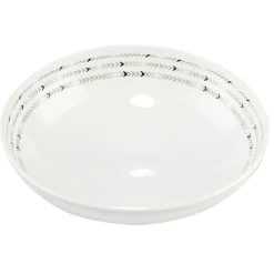 Gifi Bol à salade porcelaine contour Ø20 cm