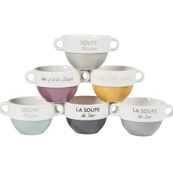 Gifi Bol à soupe avec anses