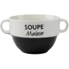 Gifi Bol à soupe en faïence Ø14 x H10 cm