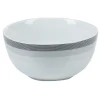 Gifi Bol blanc et gris Sérénité Rayures