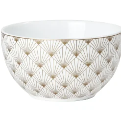 Gifi Bol blanc et rayons doré