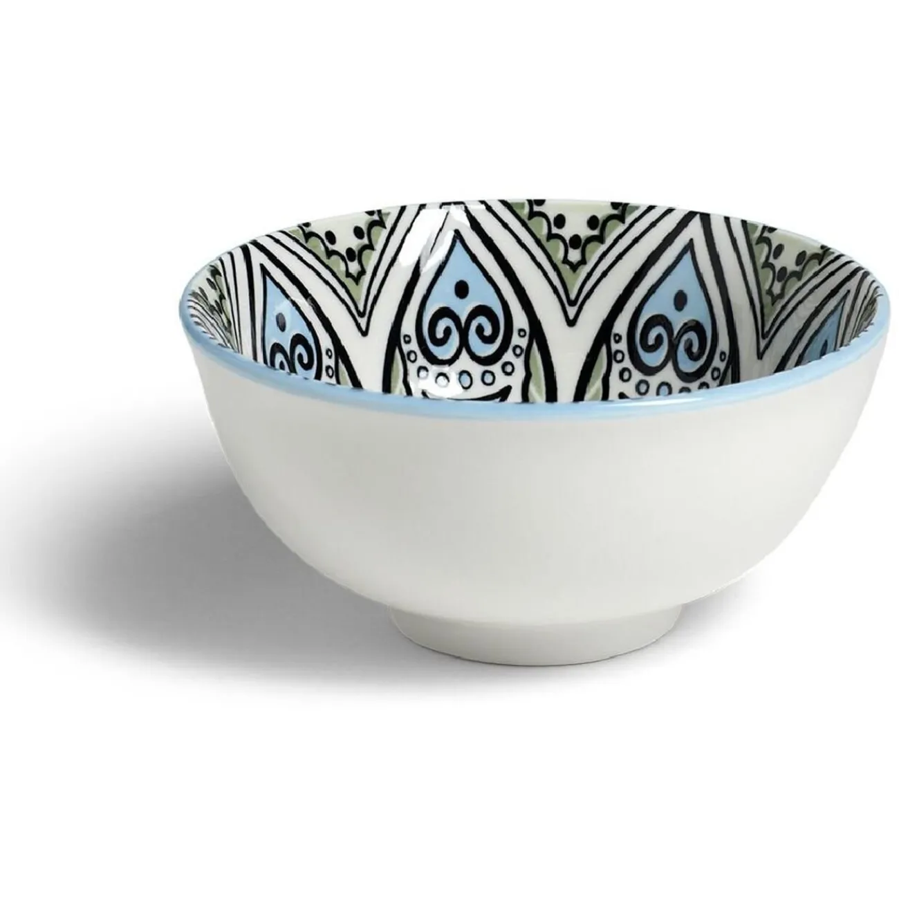 Gifi Bol décor oriental porcelaine Ø11,5xH6cm
