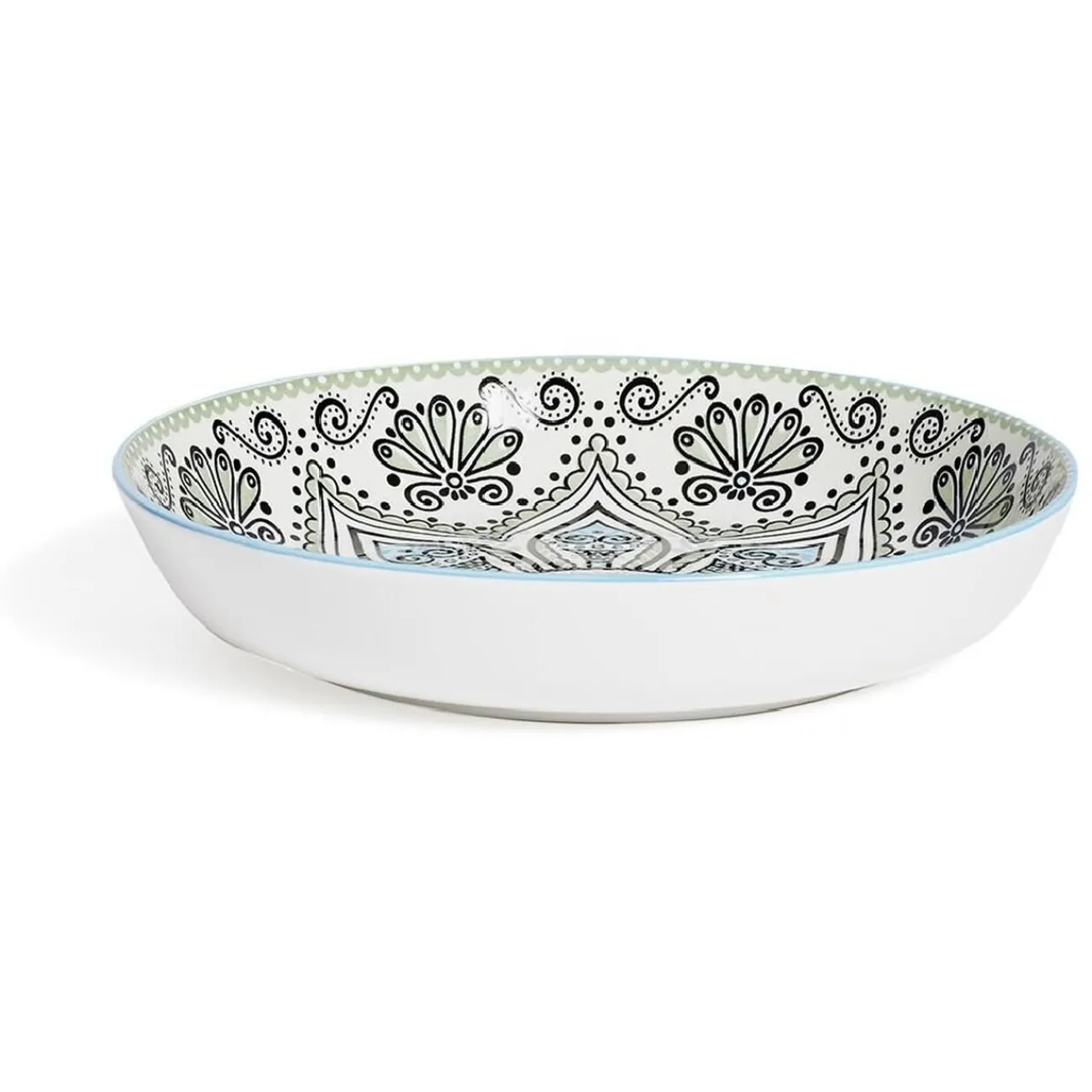 Gifi Bol décor oriental porcelaine Ø23xH4cm