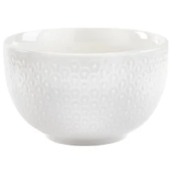 Gifi Bol embossé blanc x4
