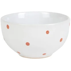 Gifi Bol en céramique déco pois coloré x4