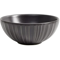 Gifi Bol en céramique noir Ø15xH.6,5cm