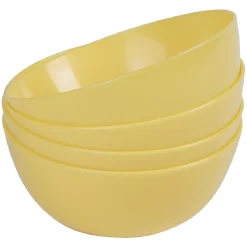 Gifi Bol en plastique couleur unie x 4