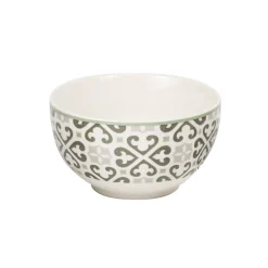 Gifi Bol en porcelaine motif Carreau de ciment gris