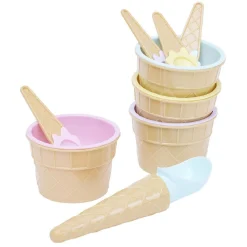 Gifi Bol et cuillère à glace x4