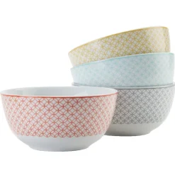 Gifi Bol imprimé carreau de ciment muticolore x4