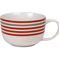 Gifi Bol jumbo blanc à rayures