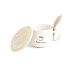 Gifi Bol jumbo 62cl avec cuillère et couvercle cocooning