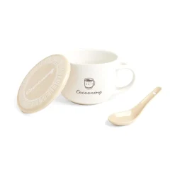 Gifi Bol jumbo 62cl avec cuillère et couvercle cocooning