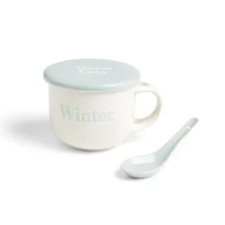 Gifi Bol jumbo 62cl avec cuillère et couvercle winter