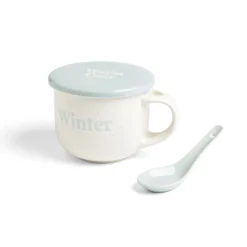 Gifi Bol jumbo 62cl avec cuillère et couvercle winter