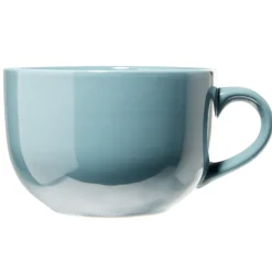 Gifi Bol jumbo Madrid en faïence bleu Ø13xH8,5cm 700ml