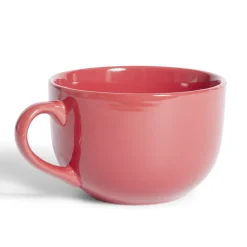 Gifi Bol jumbo Madrid faïence rouge 70cl