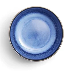 Gifi Bol Meteor porcelaine noir et bleu Ø16cm