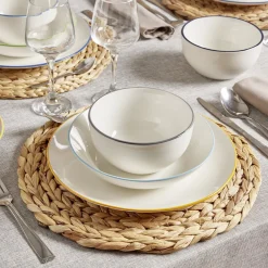 Gifi Bol porcelaine blanc Ø15cm