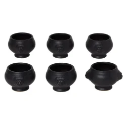 Gifi Bol tête de lion noir mat x6