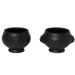 Gifi Bol tête de lion noir mat x6