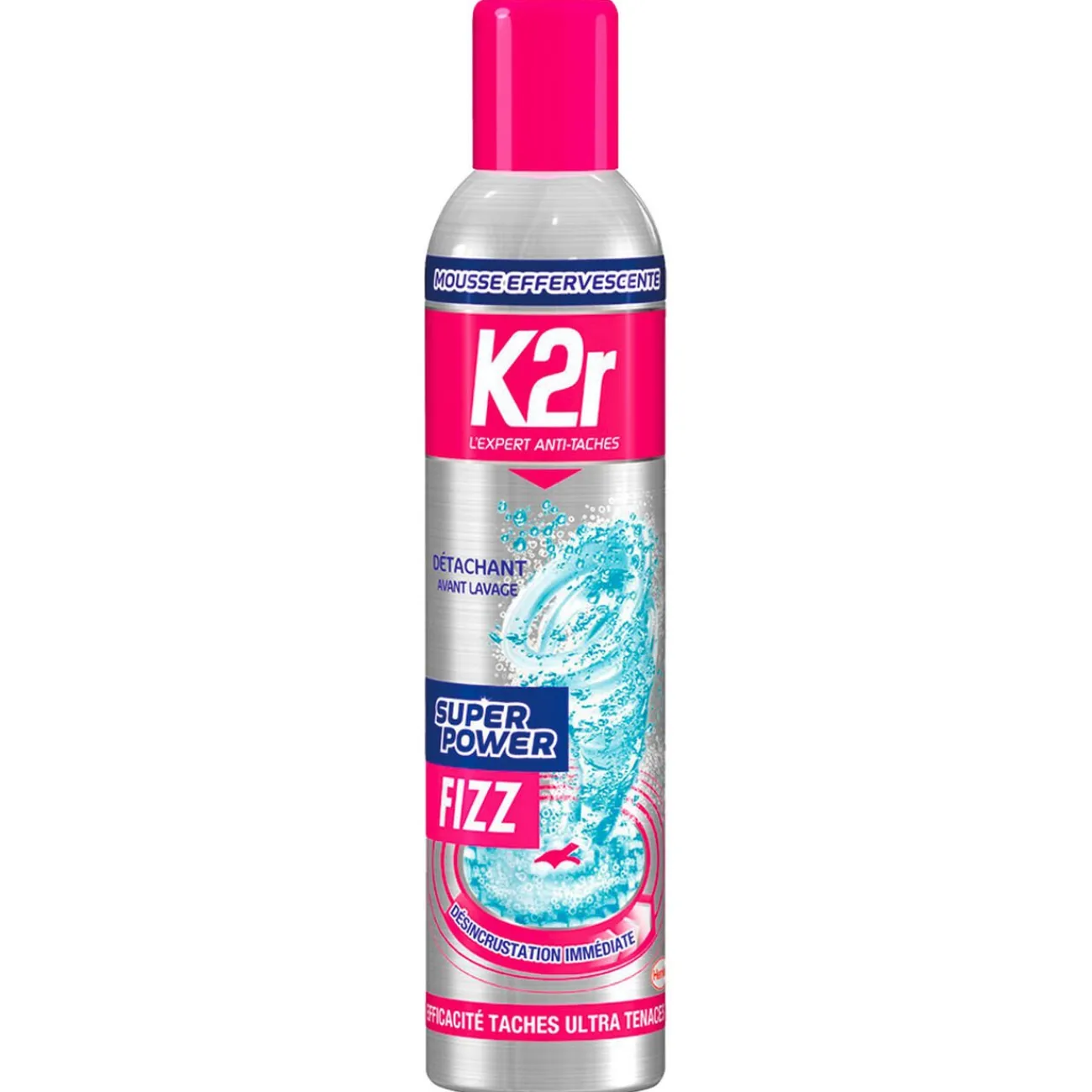 Gifi Entretien Du Linge|Bombe détachant K2R Super Power Fizz avant lavage 300 ml