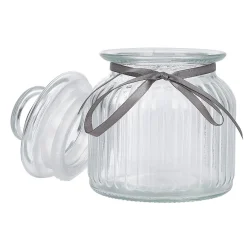 Gifi Bonbonnière en verre transparent 0,6L